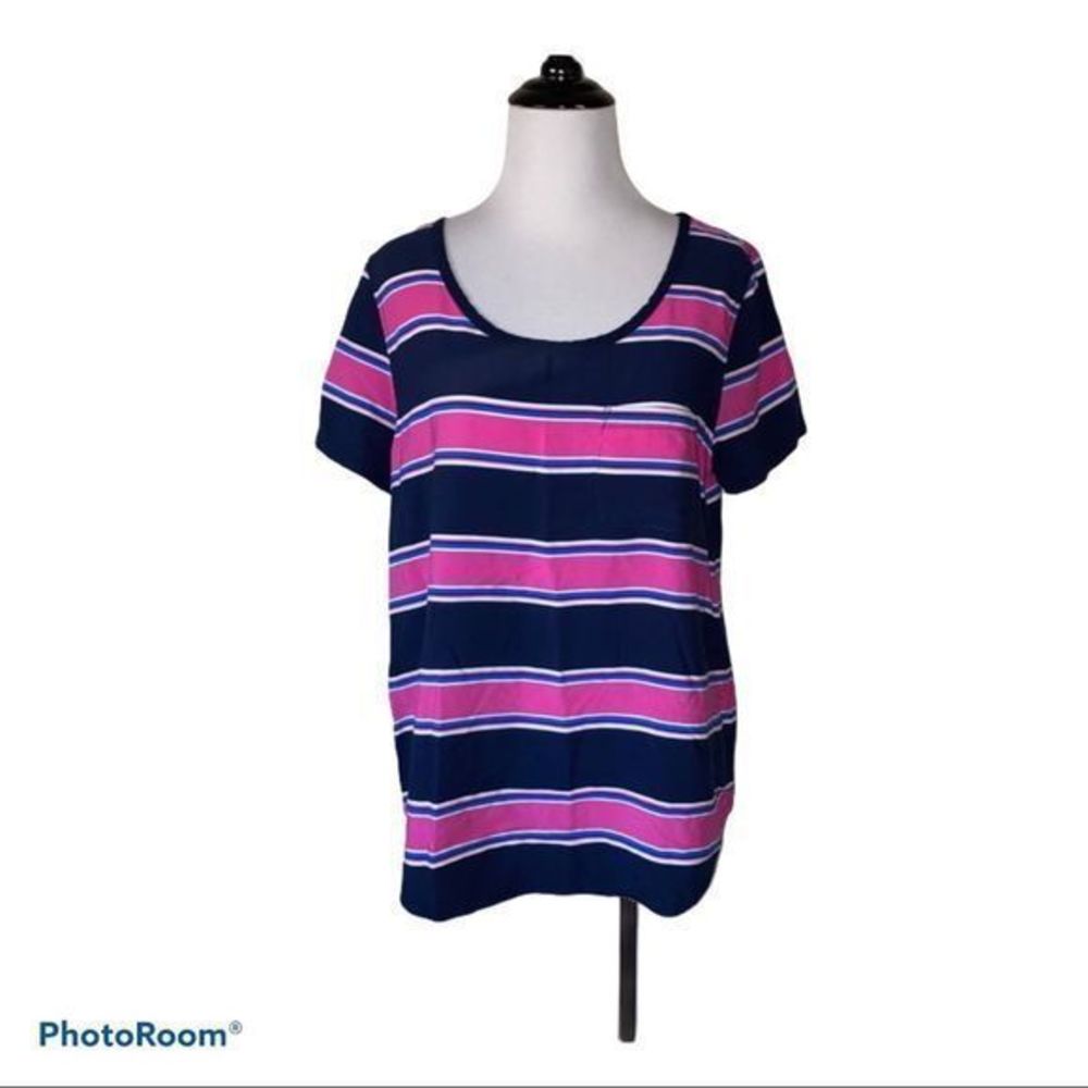 5/$30 🎈 Gap women’s large striped crew‎ tee Blouse